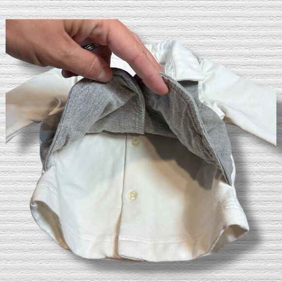 Mayoral Button Up With Attached Vest Airplane Button Size Newborn - Picture 3 of 6